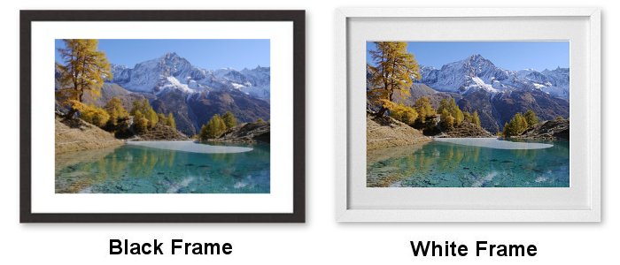 Alpine Summer Lake Framed Print