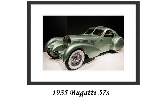 1935 Bugatti 57s Framed Print