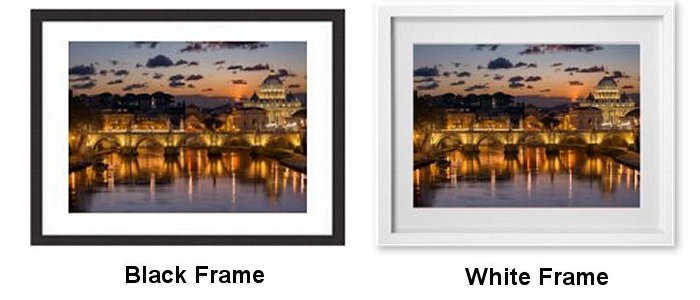 Sunset In Rome Framed Print