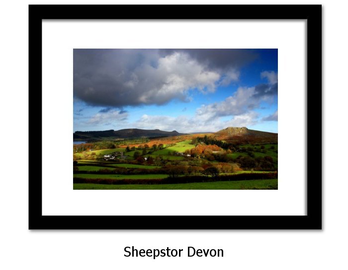 Sheepstor Devon Framed Print