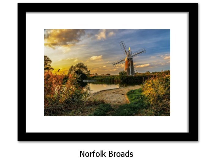 Norfolk Broads Framed print