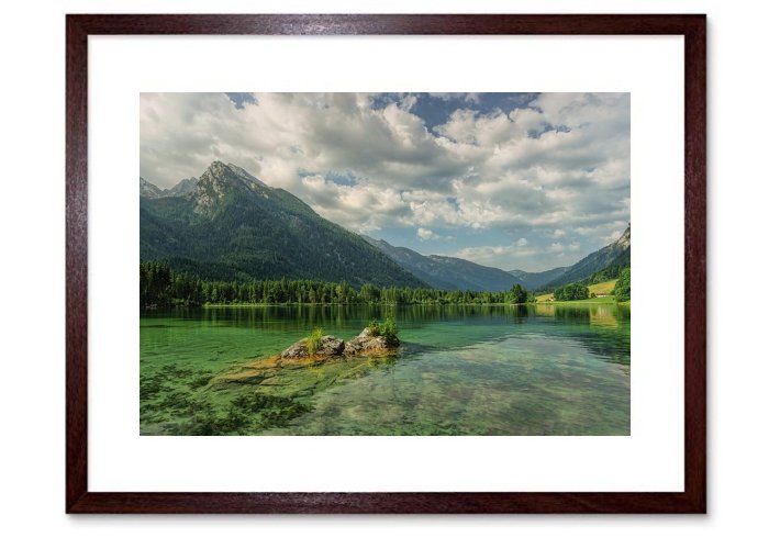 Hintersee Bergsee Mountains Ramsau Alpine Clouds