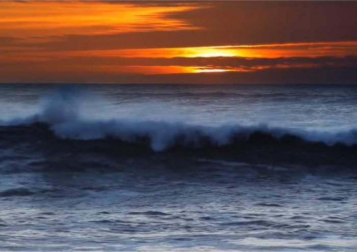 Ocean Sunrise Framed Print