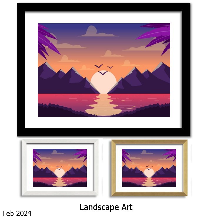 Landscape Art Framed Print