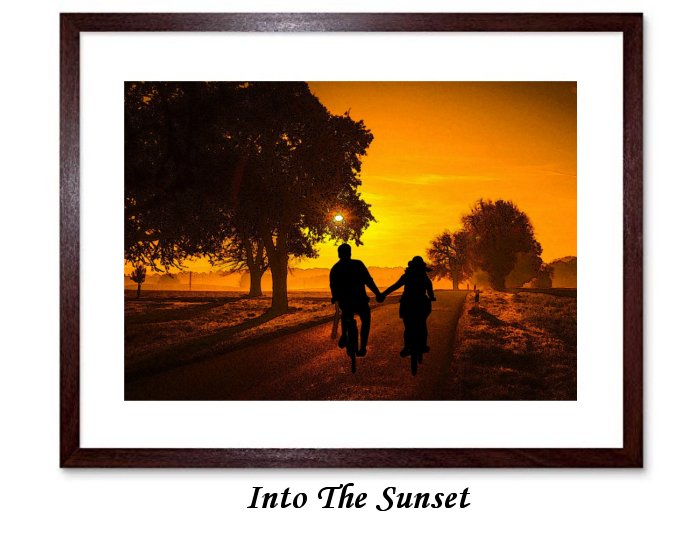 Into The Sunset FRamed Print