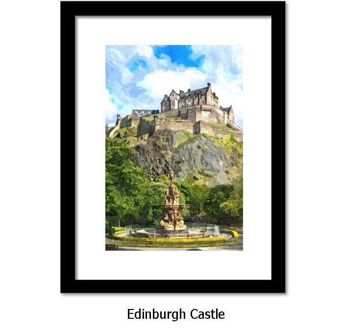 Edimburgh Castle Framed Print