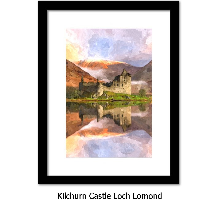 Kilchurn Castle Loch Lomond Framed Print