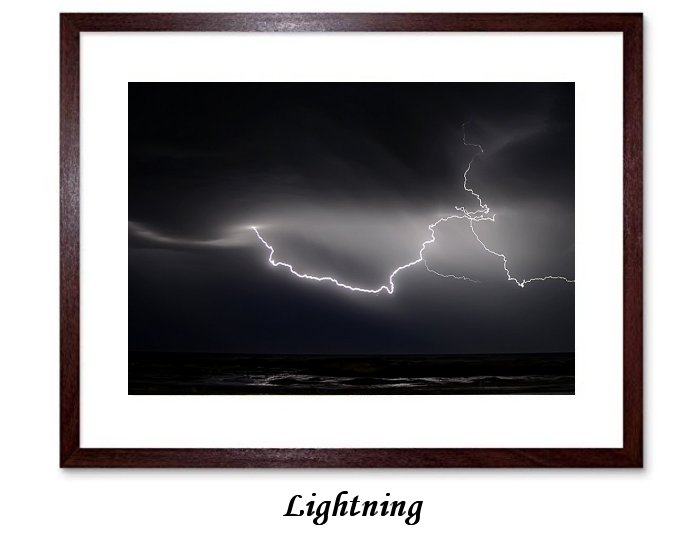 Lightning Framed Print