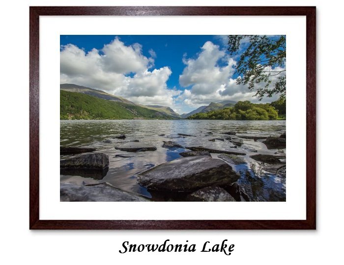 Snowdonia Lake Framed Print