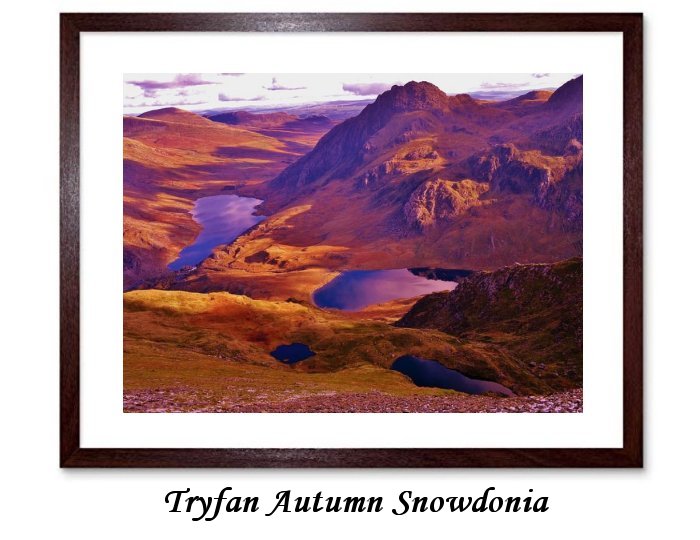 Tryfan Autumn Snowdonia Framed Print