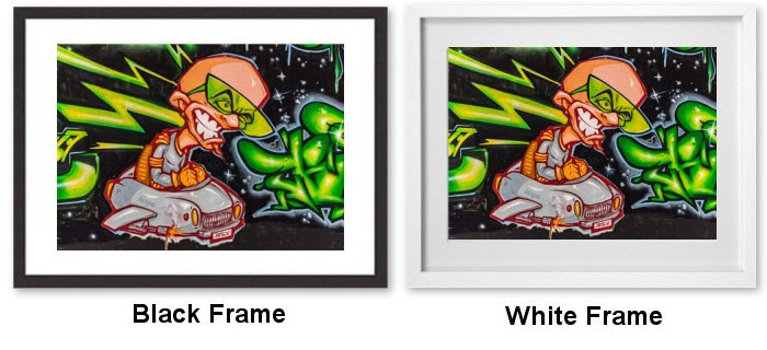 Comic Face Racer Framed Print