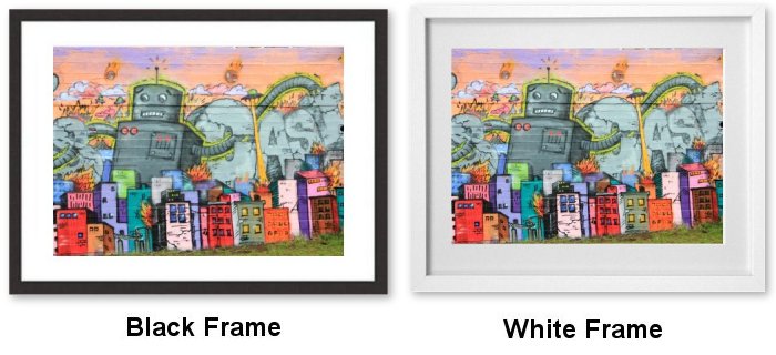 Iceland Street Art Framed Print