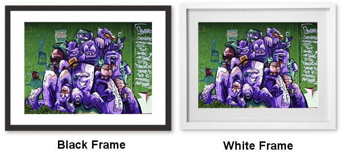Urban Artwork Framed Print