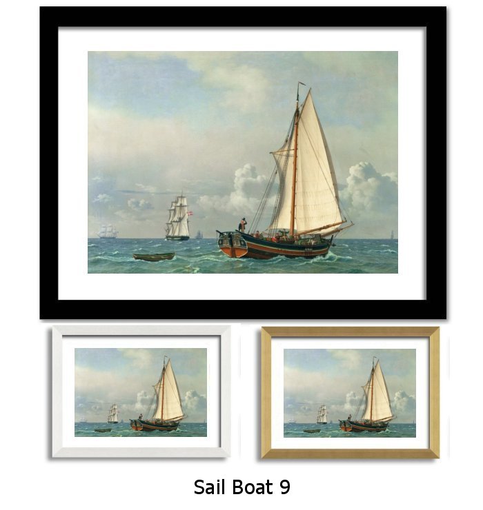 Sailboat Framed Print 