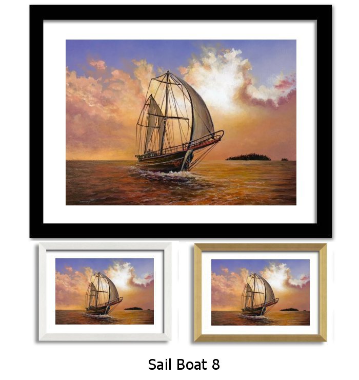 Sailboat Framed Print 