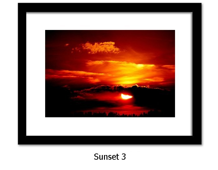 Framed Sunset Art Prints