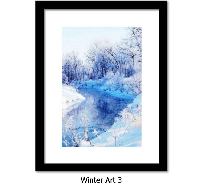 Winter Art Framed Print